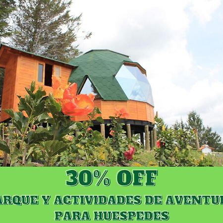 Glamping Y Chalet Aventura Park Villa De Leyva La Periquera Экстерьер фото