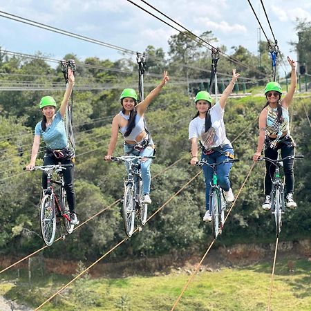 Glamping Y Chalet Aventura Park Villa De Leyva La Periquera Экстерьер фото