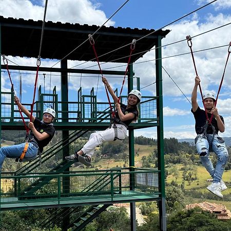 Glamping Y Chalet Aventura Park Villa De Leyva La Periquera Экстерьер фото
