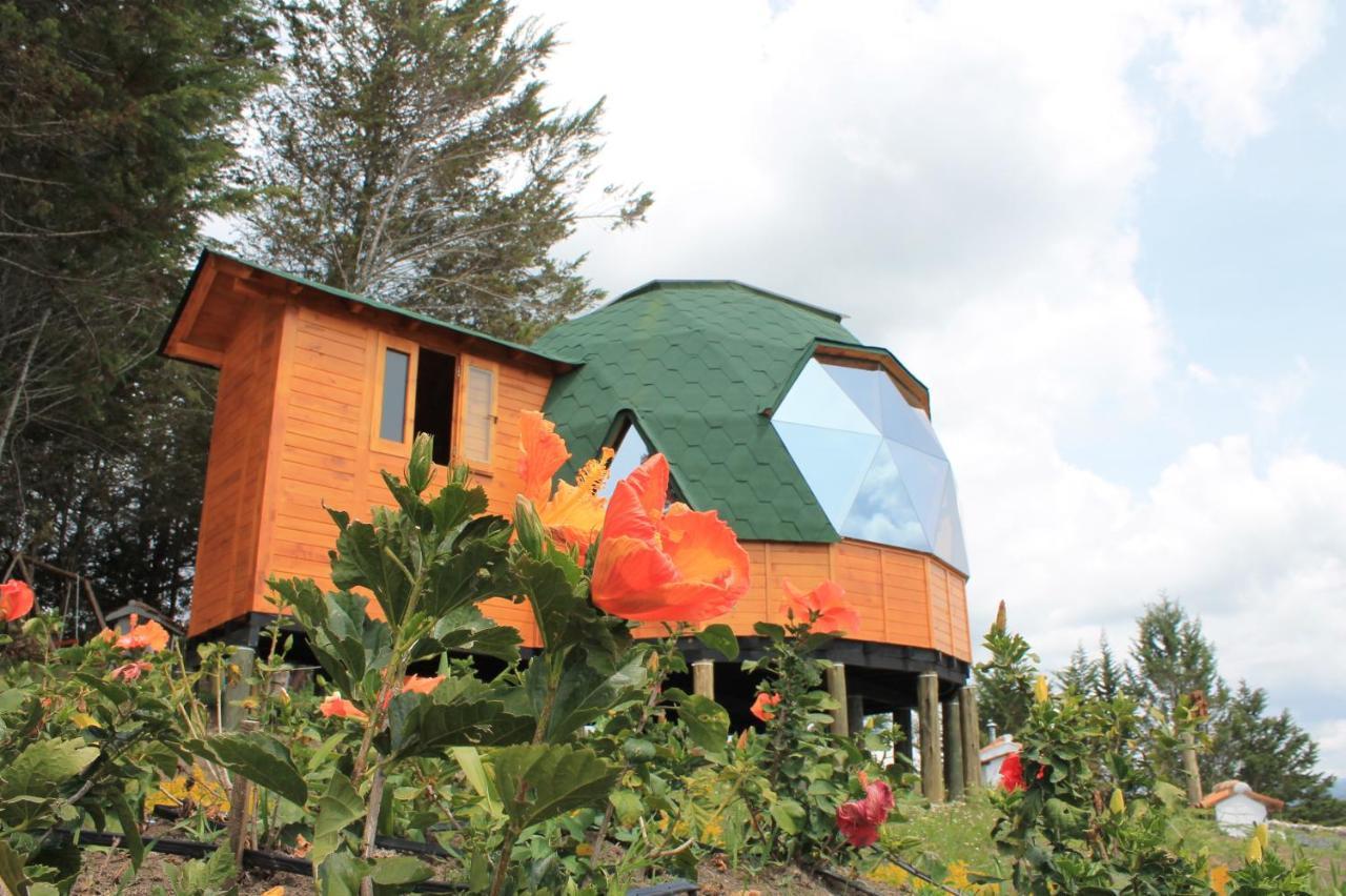 Glamping Y Chalet Aventura Park Villa De Leyva La Periquera Экстерьер фото