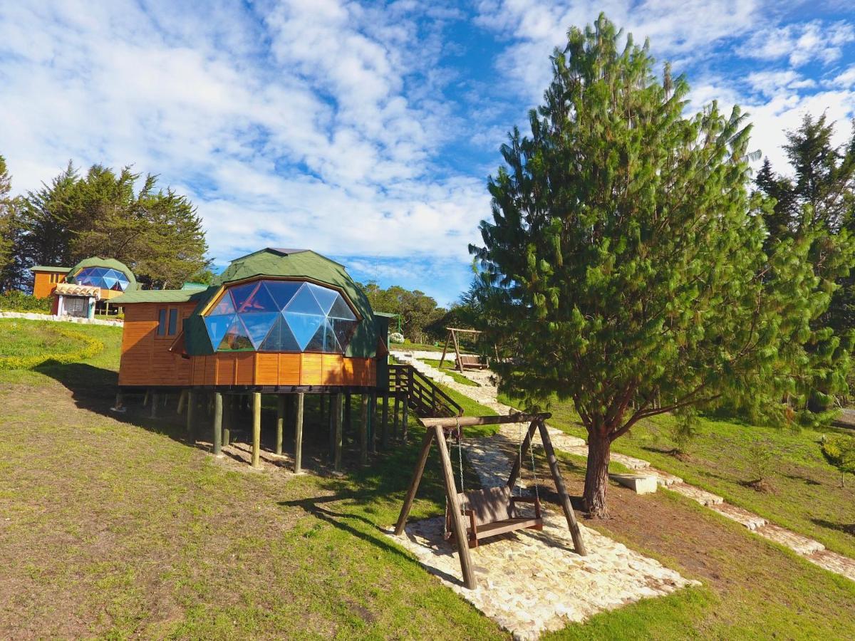 Glamping Y Chalet Aventura Park Villa De Leyva La Periquera Экстерьер фото