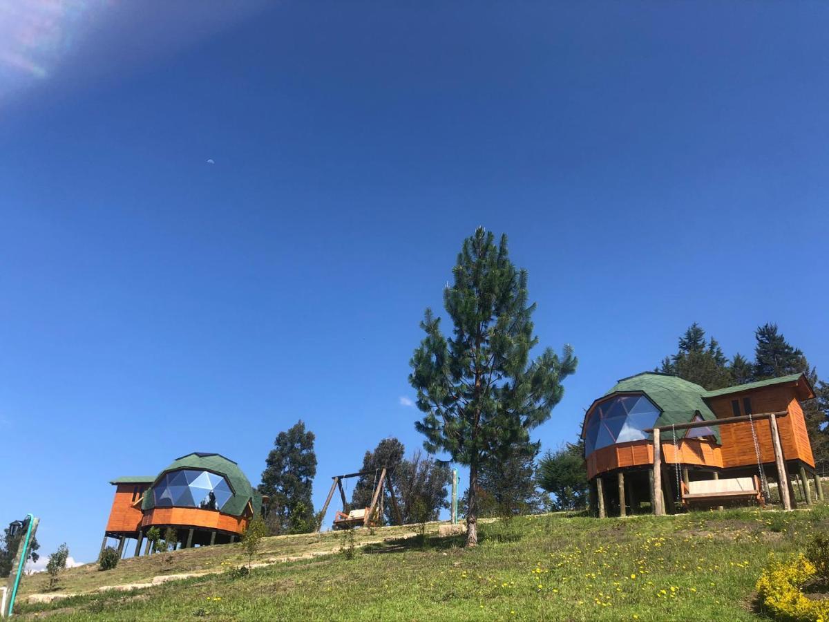 Glamping Y Chalet Aventura Park Villa De Leyva La Periquera Экстерьер фото