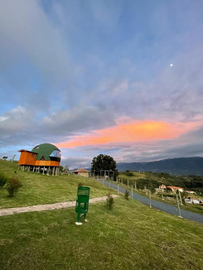 Glamping Y Chalet Aventura Park Villa De Leyva La Periquera Экстерьер фото
