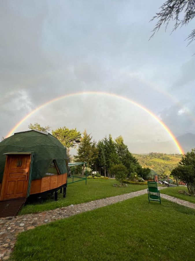 Glamping Y Chalet Aventura Park Villa De Leyva La Periquera Экстерьер фото