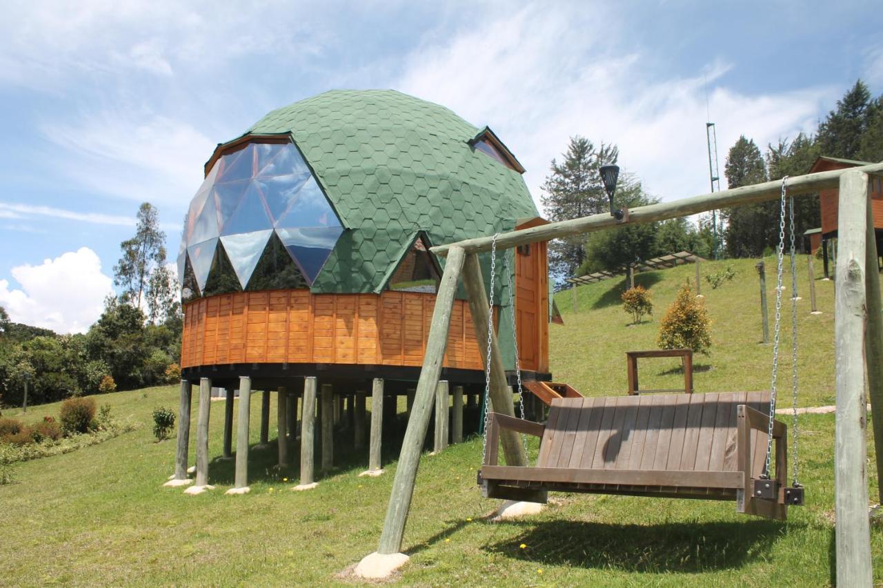 Glamping Y Chalet Aventura Park Villa De Leyva La Periquera Экстерьер фото