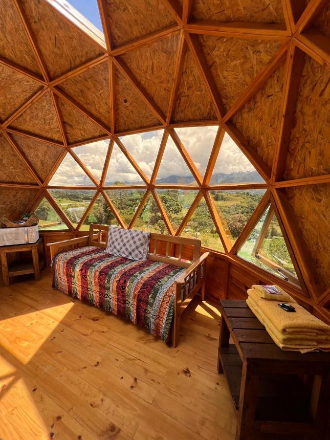 Glamping Y Chalet Aventura Park Villa De Leyva La Periquera Экстерьер фото