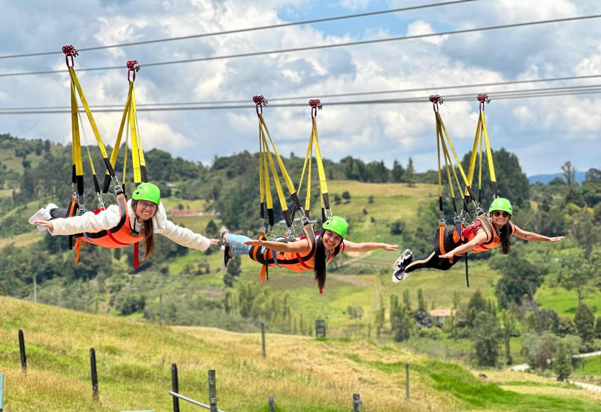 Glamping Y Chalet Aventura Park Villa De Leyva La Periquera Экстерьер фото