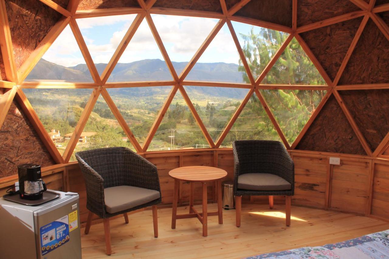 Glamping Y Chalet Aventura Park Villa De Leyva La Periquera Экстерьер фото