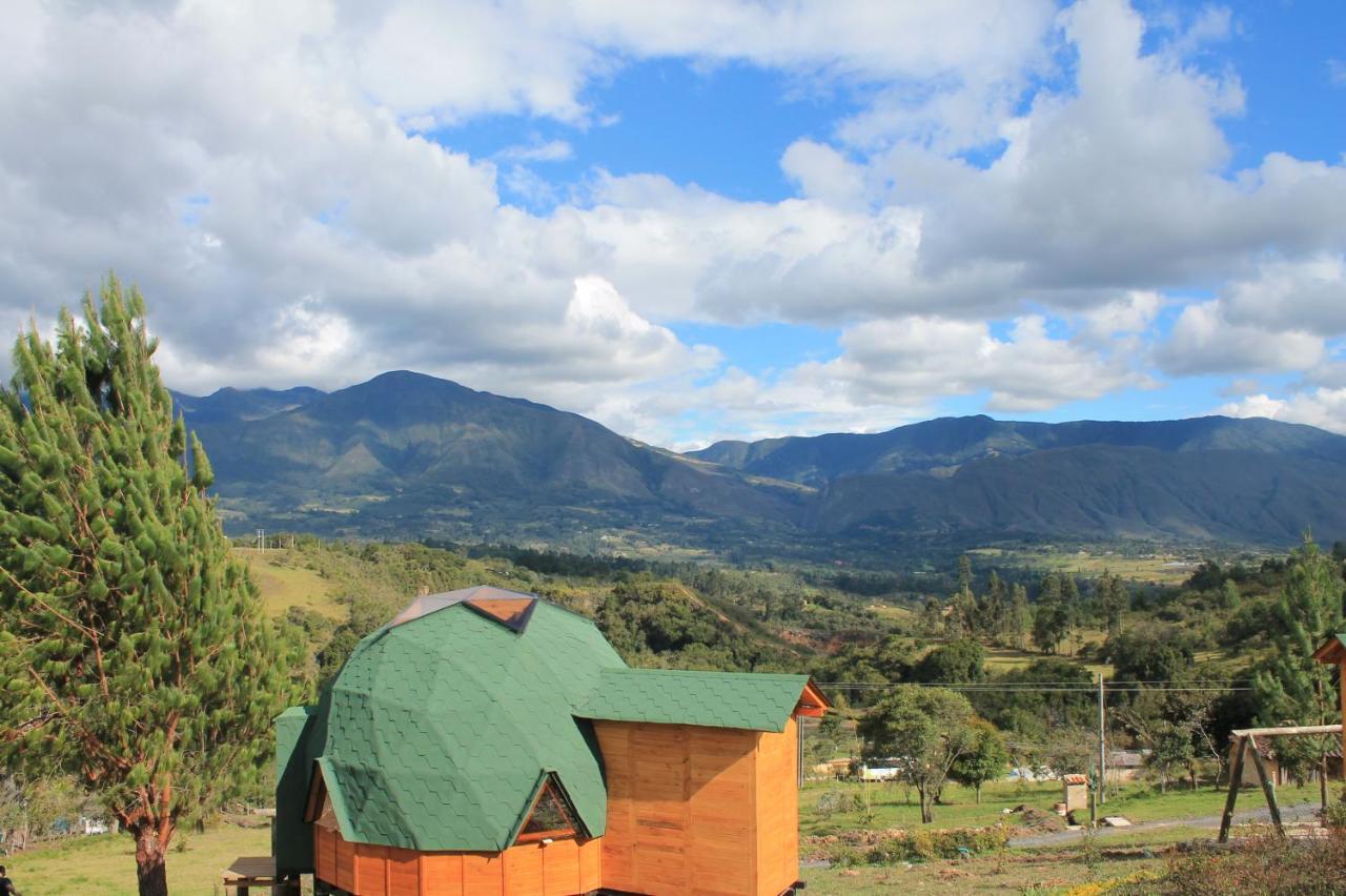 Glamping Y Chalet Aventura Park Villa De Leyva La Periquera Экстерьер фото